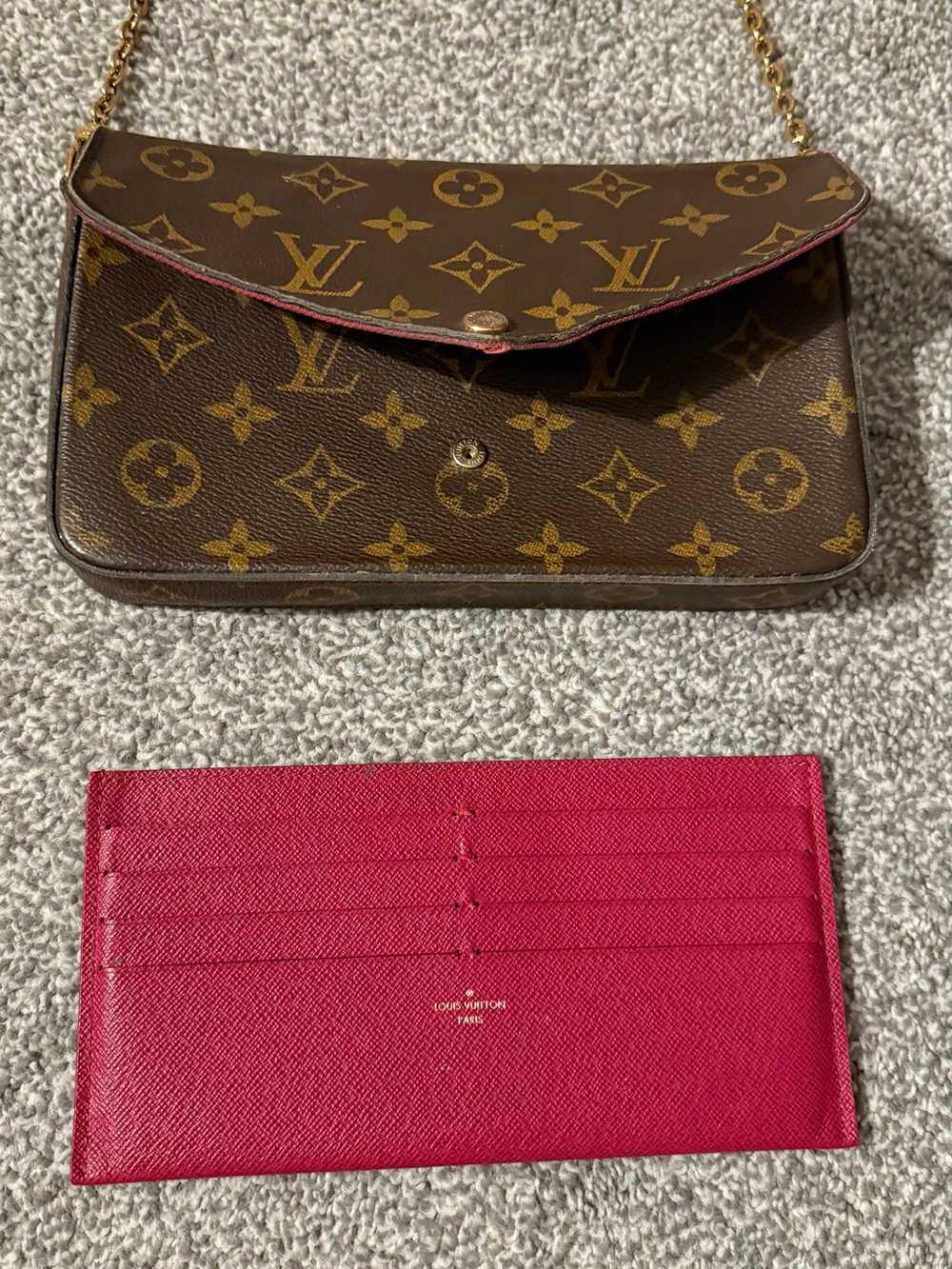 Louis Vuitton Brown Monogram Chain Crossbody - Picture 4 of 10